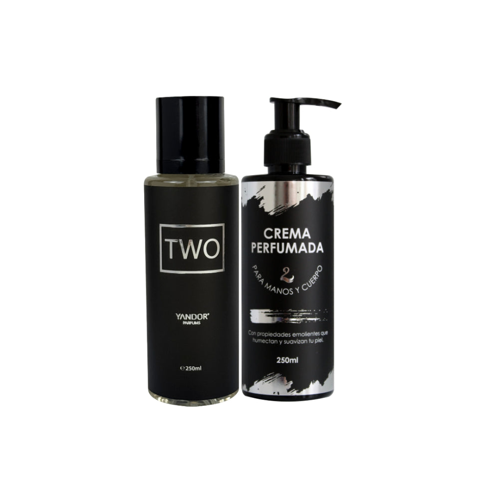 Dúo de Splash + Crema Perfumada Para Hombre Inspirado En 212 De Carolina Herrera | Two (250 ml)