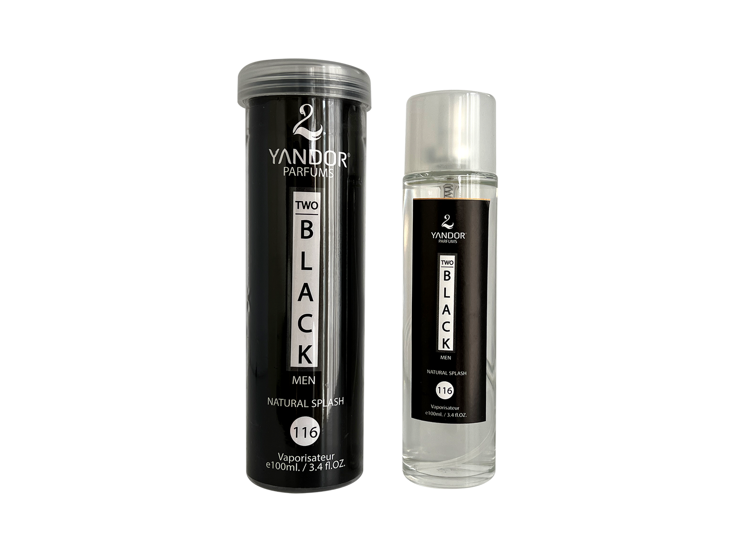 Tubo Inspirado en 212 VIP Black de Carolina Herrera |Two Black (100 ml)