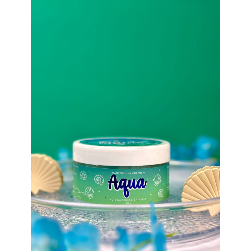 Kit de Splash y Mantequilla Corporal + Perfume del Cabello (Aqua, Funny)