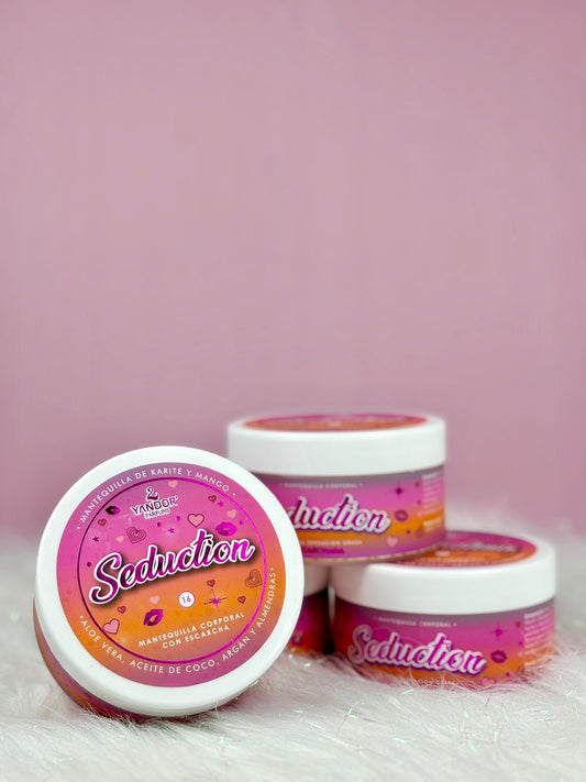 Kit de Splash y Mantequilla Corporal con Escarcha de Seduction + Perfume del Cabello (Seduction, Cutie)