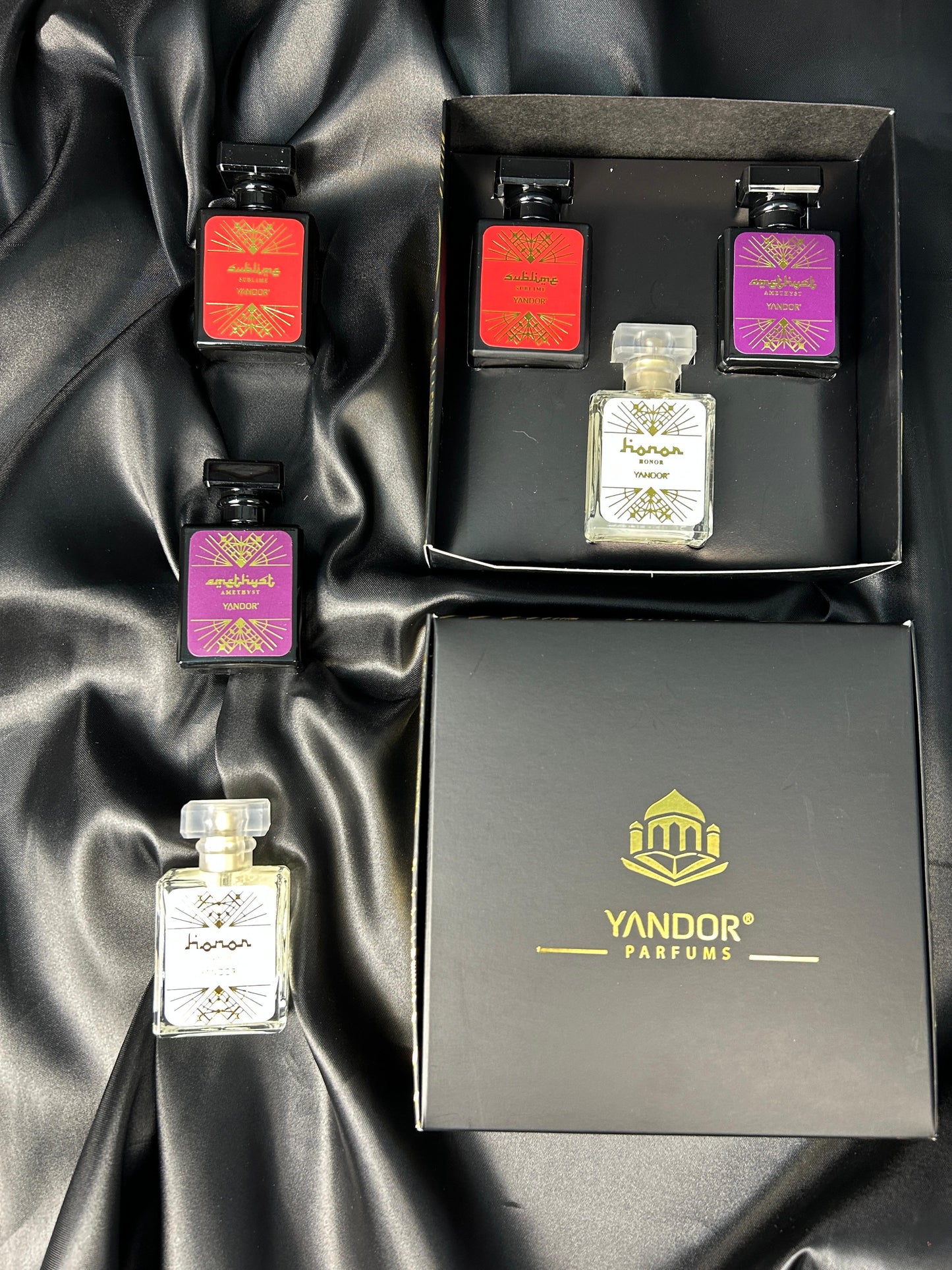 Estuche Mini Bade'e Oud Inspirado en Lattafa (30 ml c/u) - Yandor