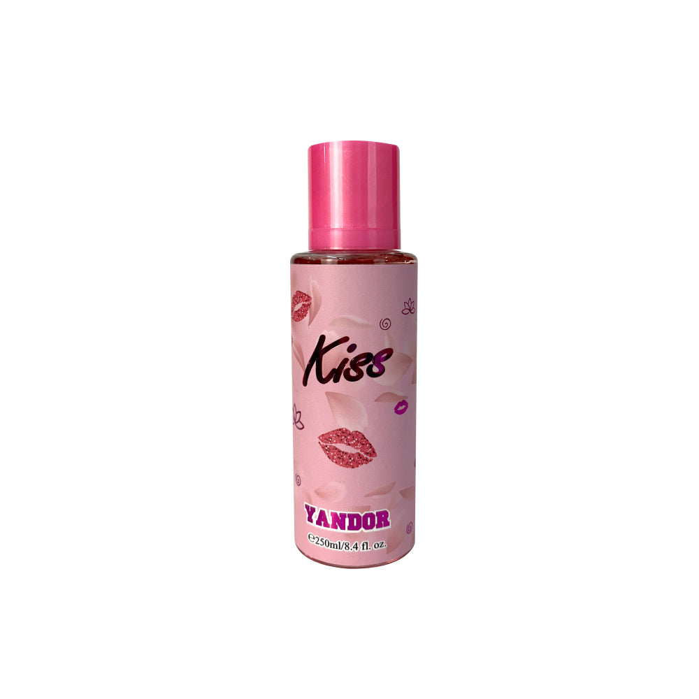 Kit de Splash y Mantequilla Corporal de Kiss + Perfume del Cabello (Kiss, Cutie)