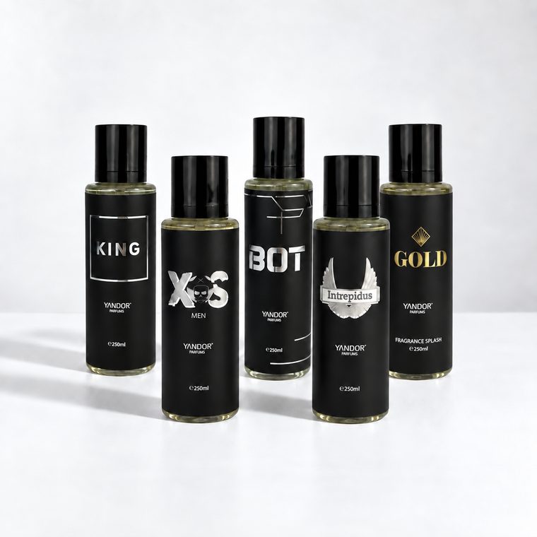 Splash corporales Yandor para hombre de 250 ml