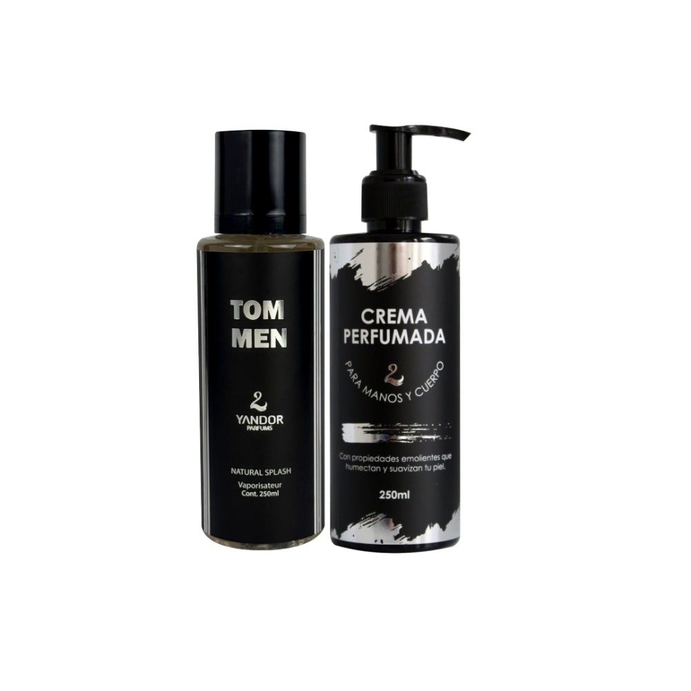 Dúo de Splash + Crema Perfumada Para Hombre Inspirado En Tommy De Tommy Hilfigerl | Tom Men (250 ml)