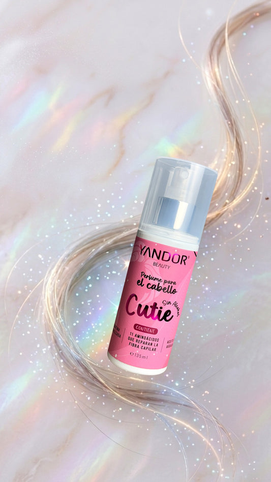 Perfume Para el Cabello Cutie. Con Keratina Hidrolizada, Aceite de Aguacate, 11 Aminoácidos y sin alcohol (135 ml)