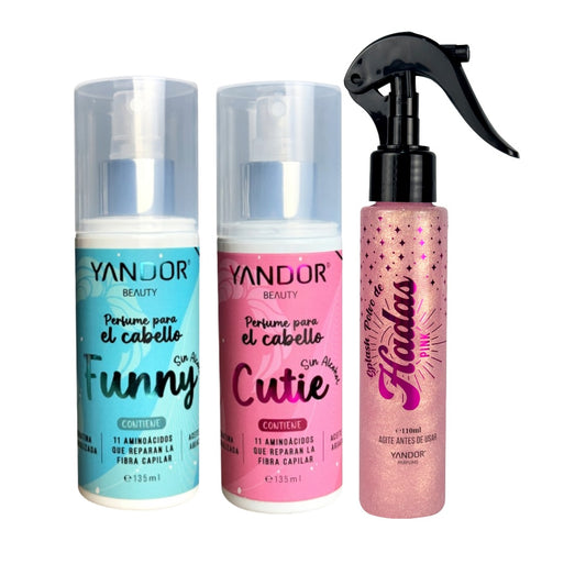 Kit Splash Polvo de Hadas Pink + 2 perfumes para el Cabello