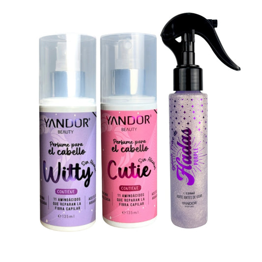 Kit Splash Polvo de Hadas Purple + 2 perfumes para el cabello