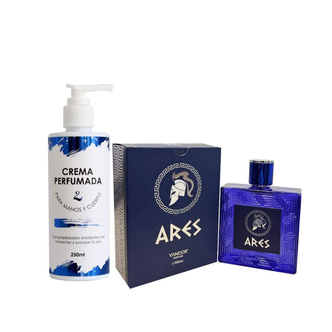 Combo de Perfume de lujo + Crema Perfumada + Tula Inspirado en Eros de Versace