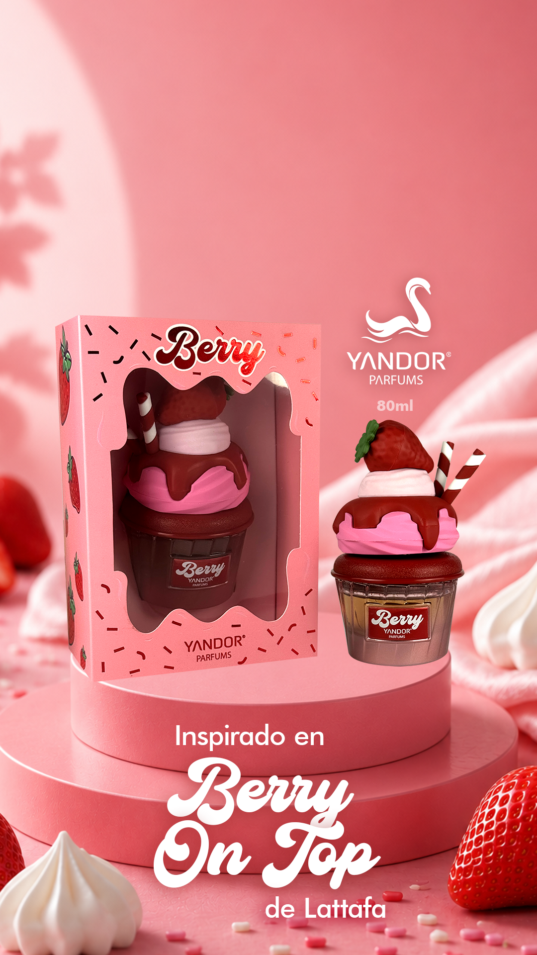 Inspirado en Berry On Top Lattafa (80 ml) | Berry