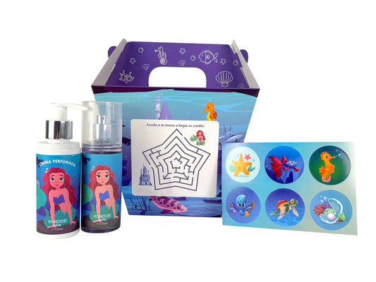 Cajita Infantil de Sirenita (135 ml) c/u