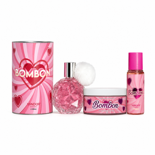 Combo Perfume Bombón + Mini Splash Bombón + Mantequilla Escarchada Bombón