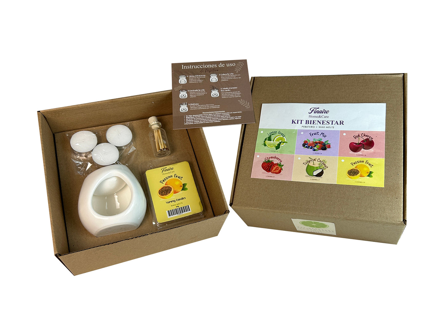 kit Pebetero Wax Melt Passion Fruit - Finaire Home & Care