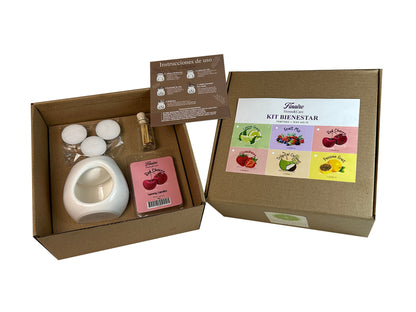 kit Pebetero Wax Melt Red Cherry - Finaire Home & Care