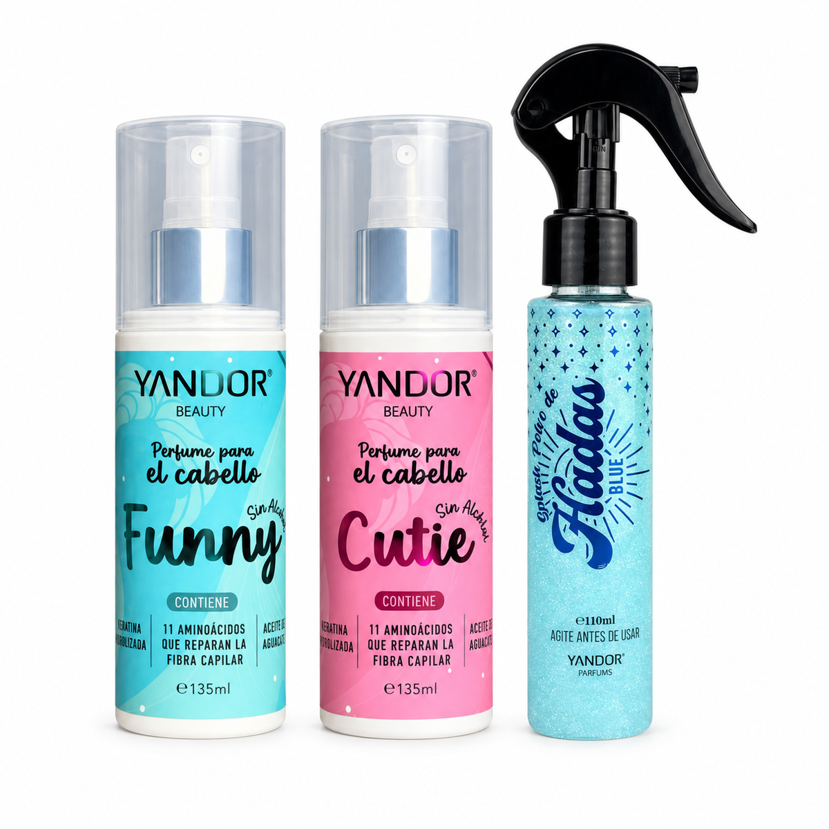 Kit Splash Polvo de Hadas Blue + 2 perfumes para el Cabello