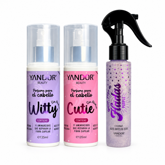 Kit Splash Polvo de Hadas Purple + 2 perfumes para el cabello