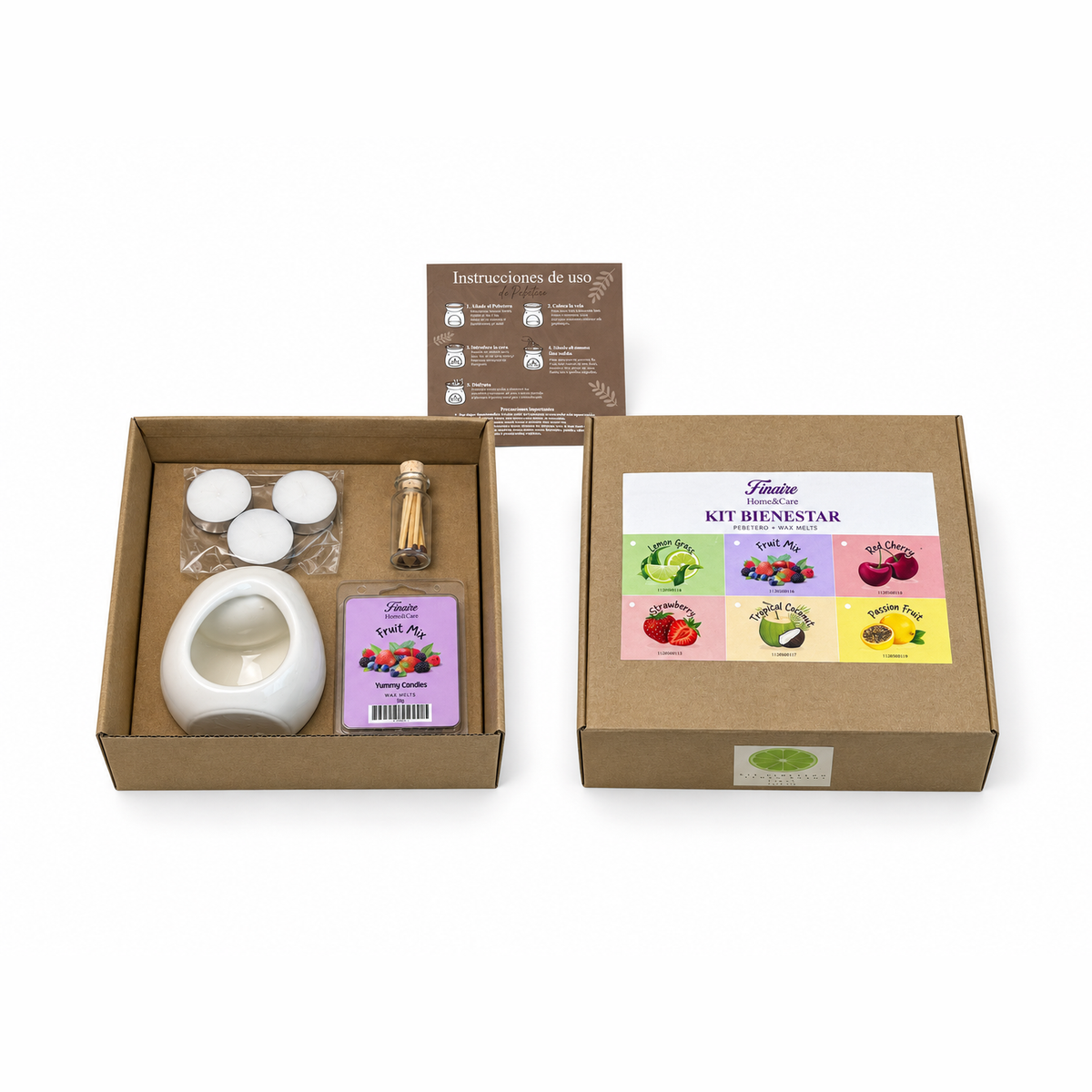 kit Pebetero Wax Melt Fruit Mix - Finaire Home & Care