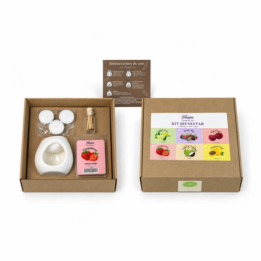 kit Pebetero Wax Melt Strawberry - Finaire Home & Care