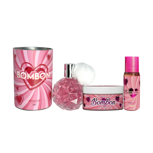 Combo Perfume Bombom+ Mini Splash Bombom + Mantequilla Escarchada Bombon