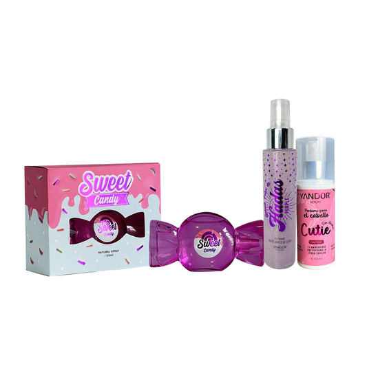 Combo Perfume Inspirado En Rush Cake De Victoria’S + Splash Polvo De Hadas Purple + Perfume Para el Cabello Cutie