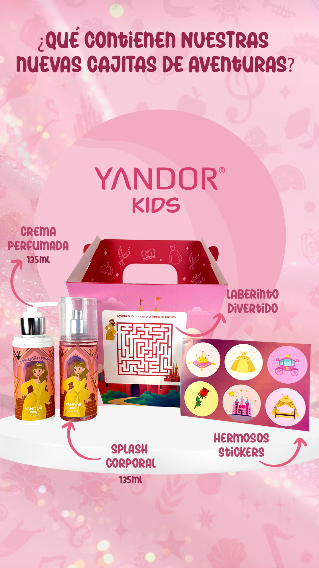 Cajita Infantil Princesa (135 ml) c/u