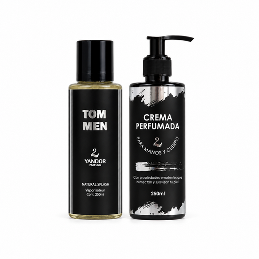 Dúo de Splash + Crema Perfumada Para Hombre Inspirado En Tommy De Tommy Hilfiger | Tom Men (250 ml)