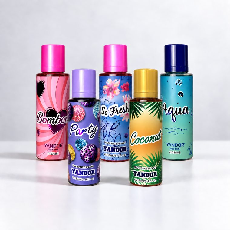 Splash corporales Yandor de 250 ml